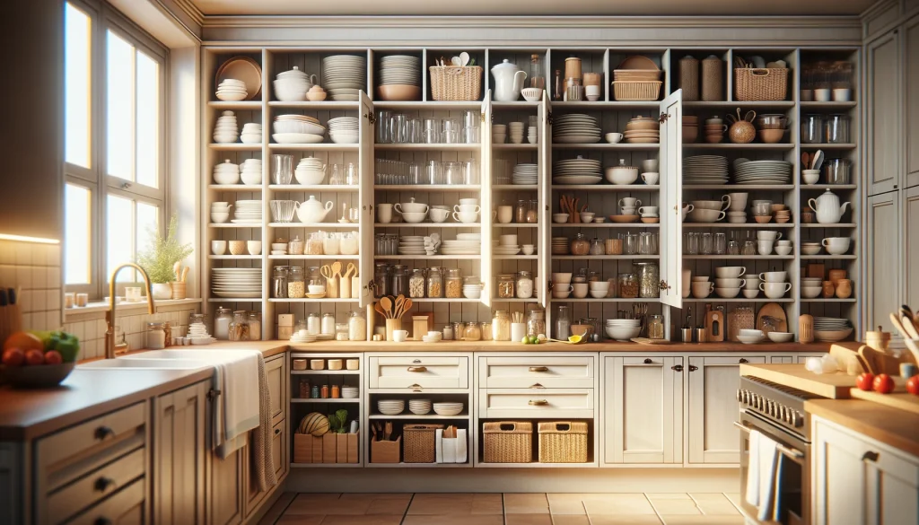How to organize kitchen cabinet