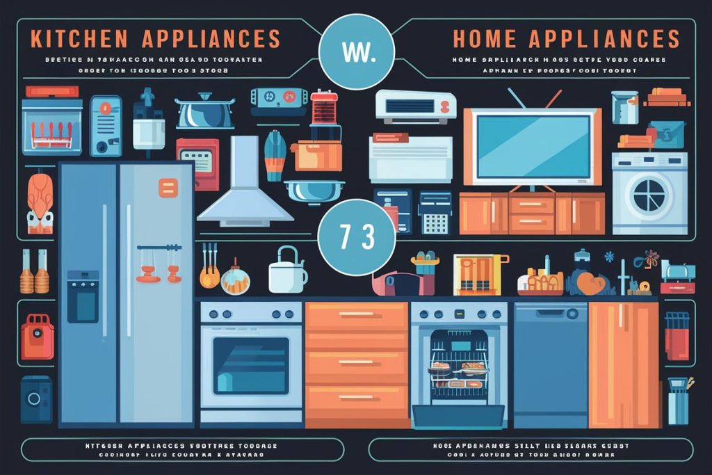 Difference Between Kitchen Appliances And Home Appliances