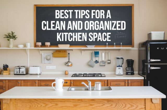 Best Tips for a Clean and Organized Kitchen Space